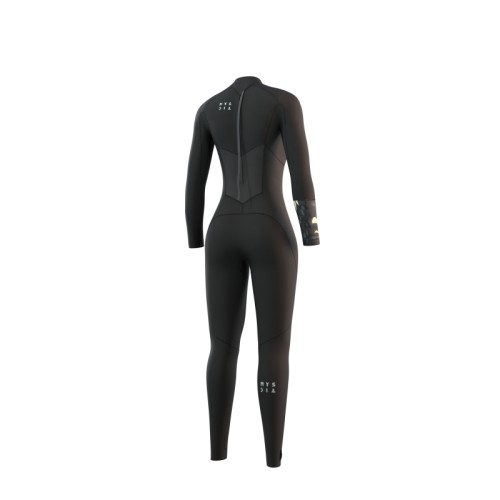 2020 Mystic Women Diva 5/3 Double Front-Zip Black naisten märkäpuku